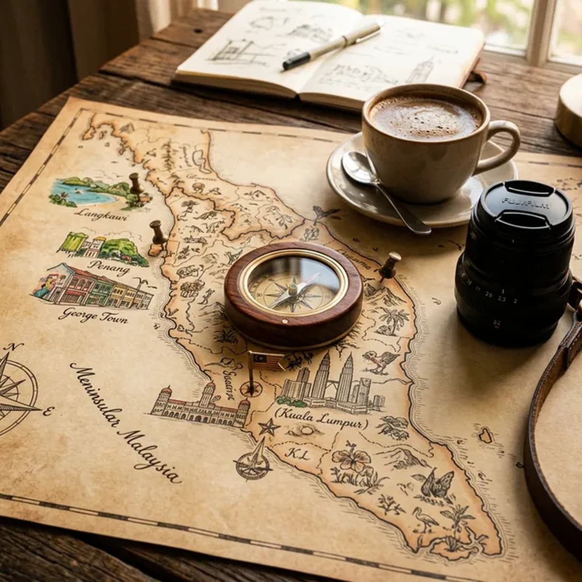 أفضل مدن ماليزيا السياحية 2026: دليل مقارنة الشواطئ والجبال والتسوق