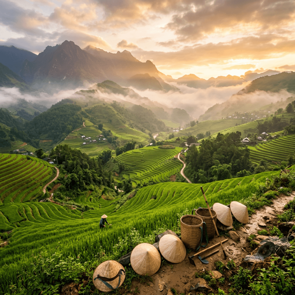 Waktu terbaik untuk mengunjungi Vietnam: Peta iklim akurat di utara, tengah dan selatan