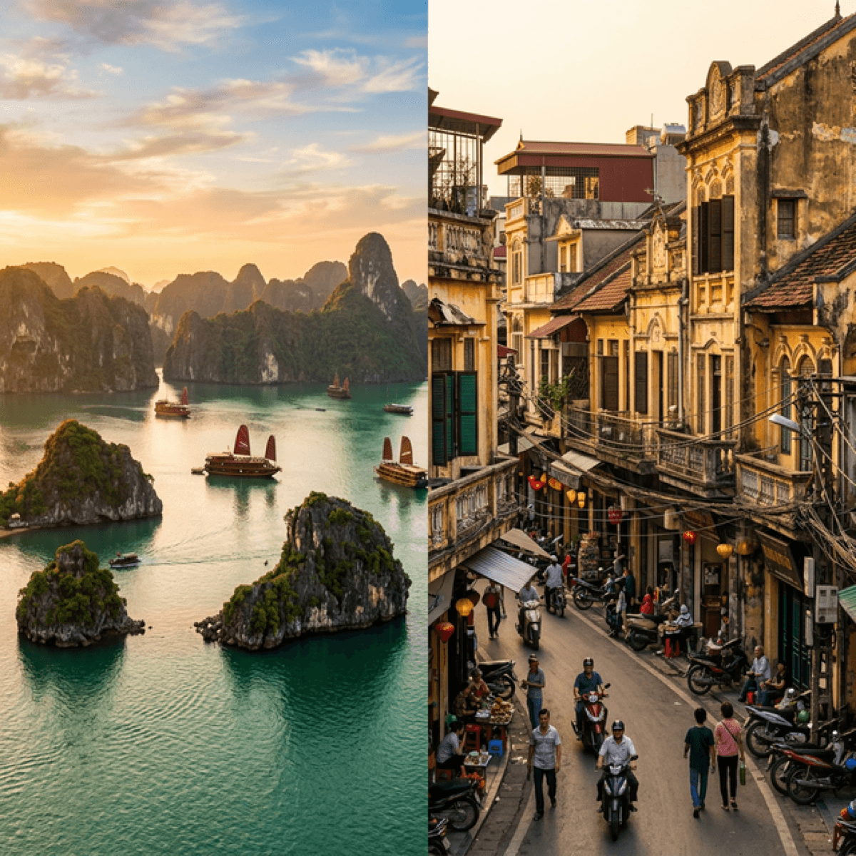 Hanoi dan Teluk Halong 2026: Panduan ibu kota dan kapal pesiar mewah