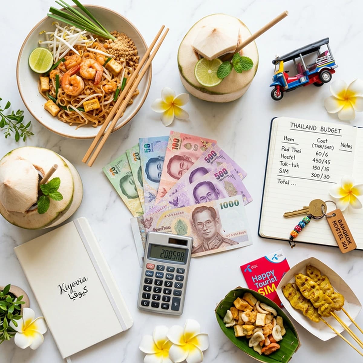 Biaya perjalanan ke Thailand 2026: anggaran riil dalam tiga tingkat