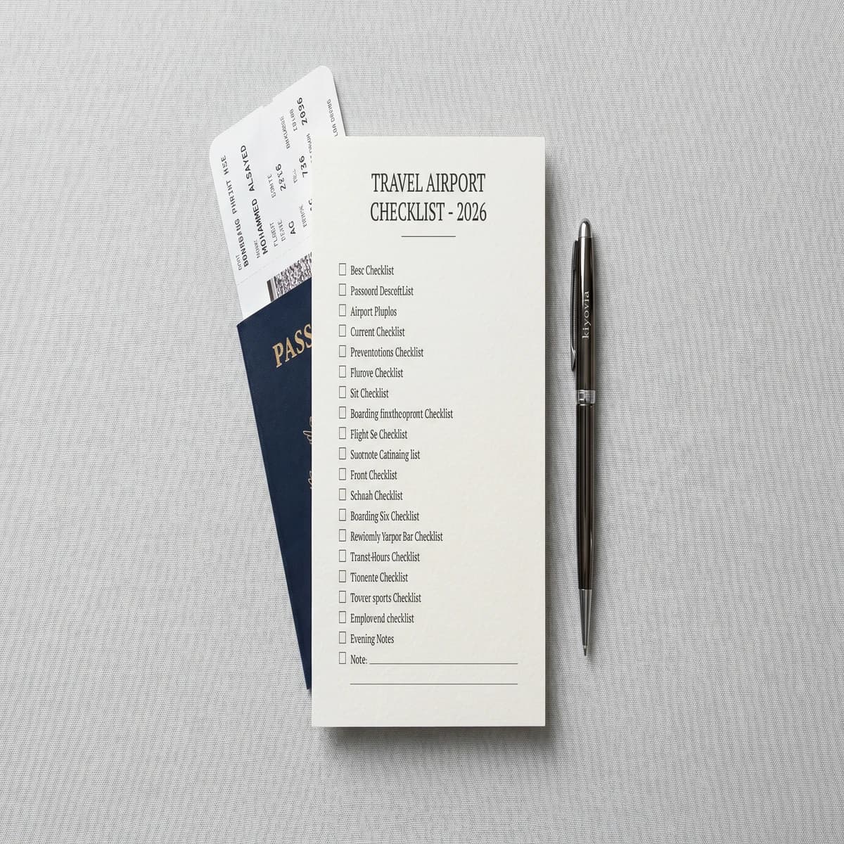 How do you make sure that your flight is not disrupted at the airport? (Checklist 2026)