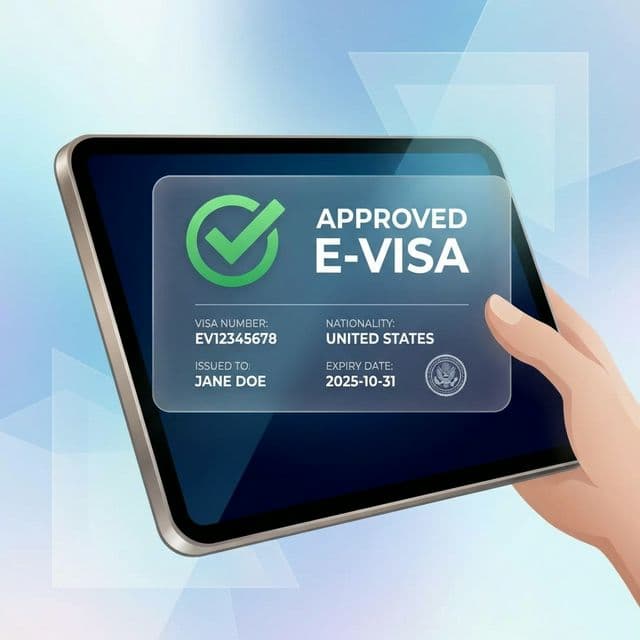 استلام التأشيرة