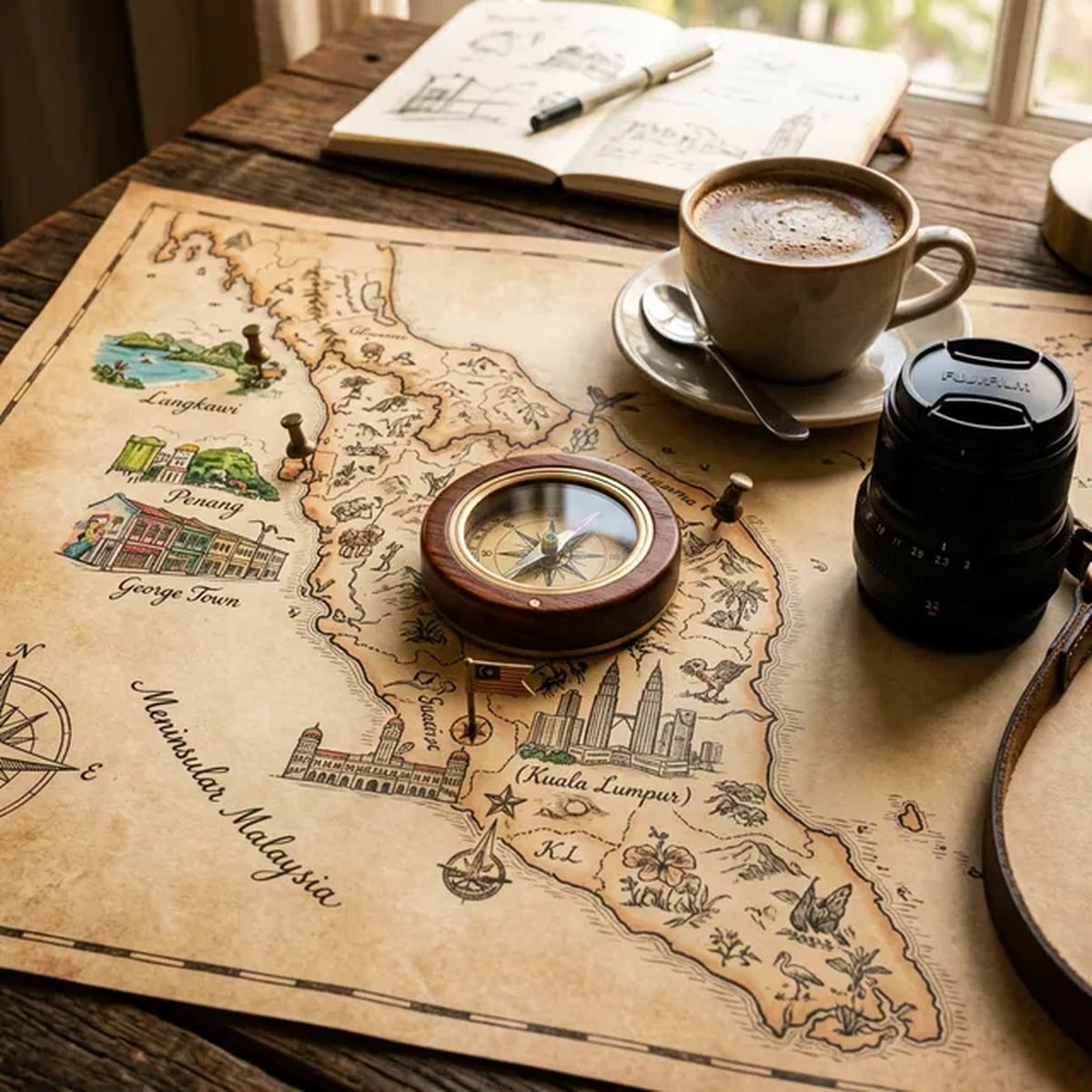 Kota wisata terbaik Malaysia 2026: Pantai, pegunungan, dan panduan perbandingan belanja