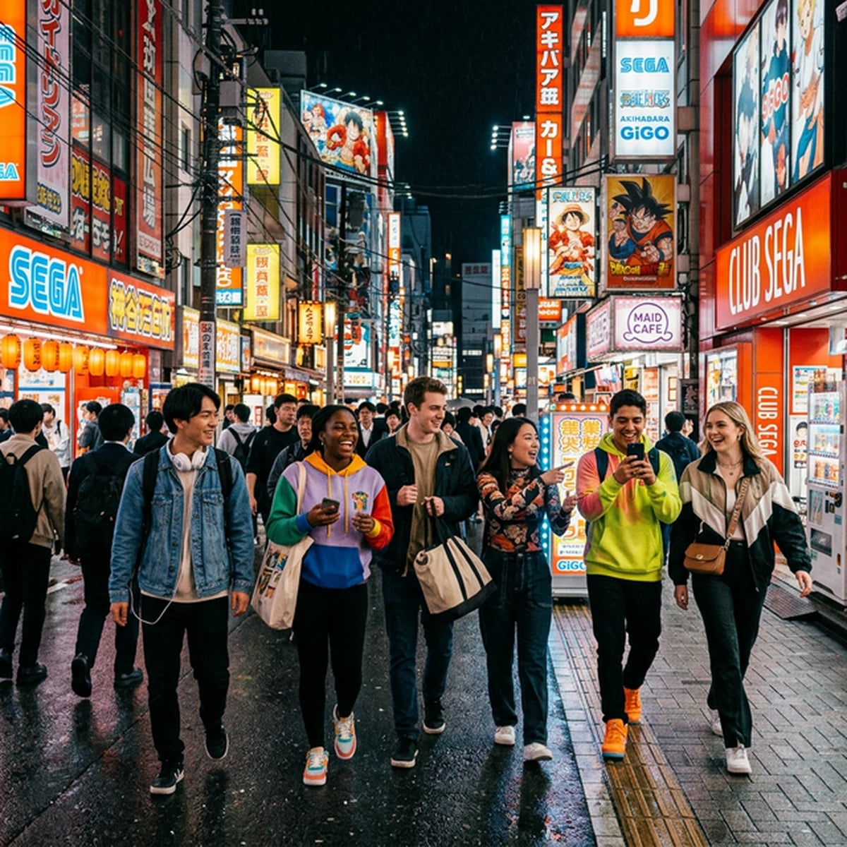 شباب السعودية في اليابان 2026: دليل الأكشن، الأنمي، والتجربة المجنونة