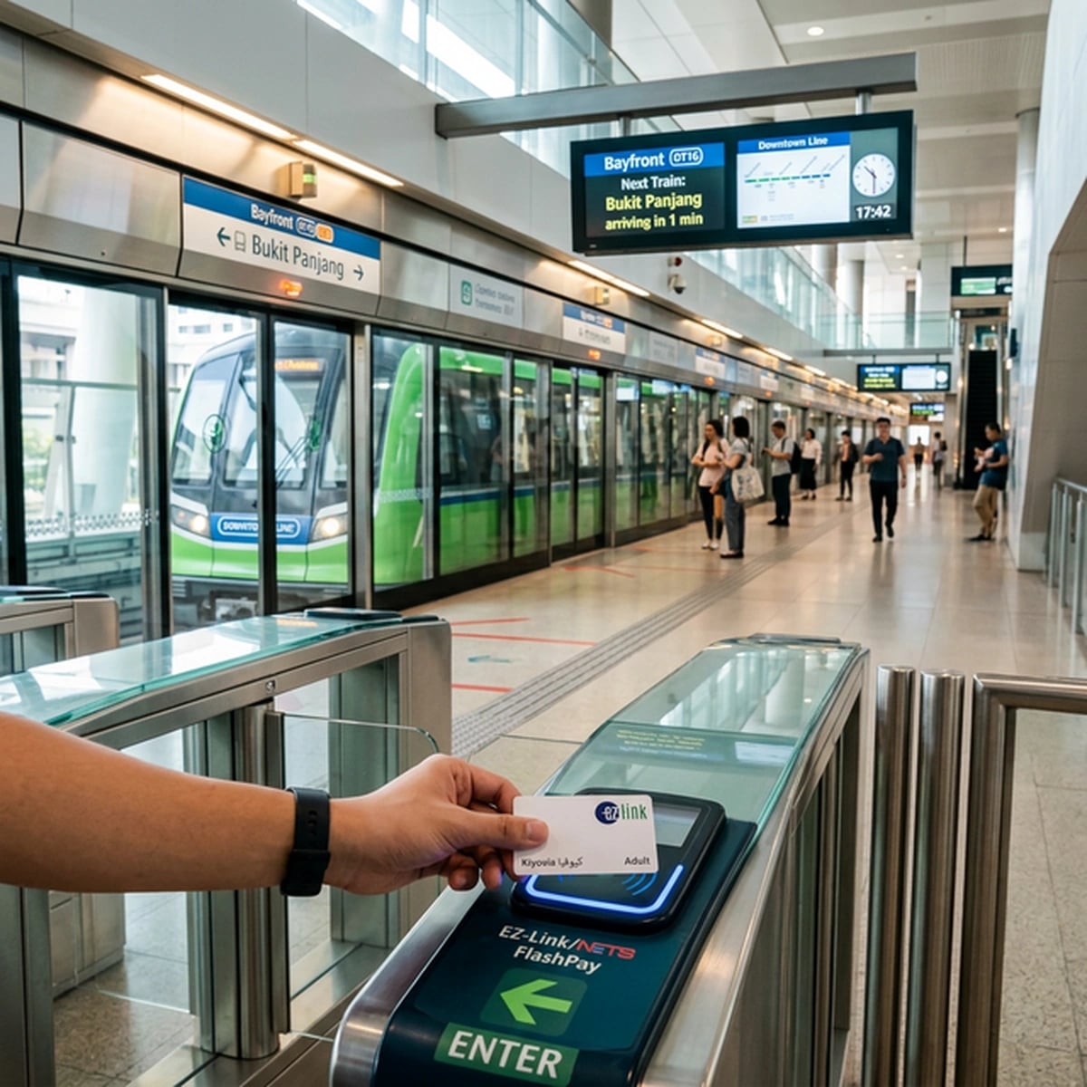 لوجستيات سنغافورة: MRT، بطاقة EZ-Link، وChangi