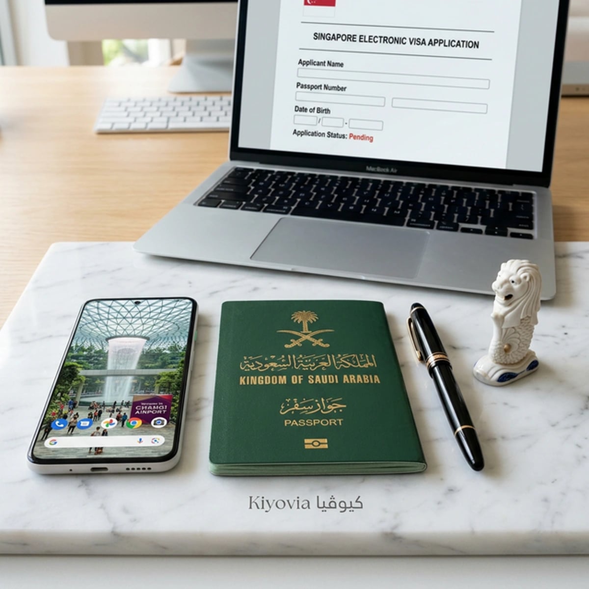 Visa Singapura untuk Saudi 2026: elektronik atau kedutaan?