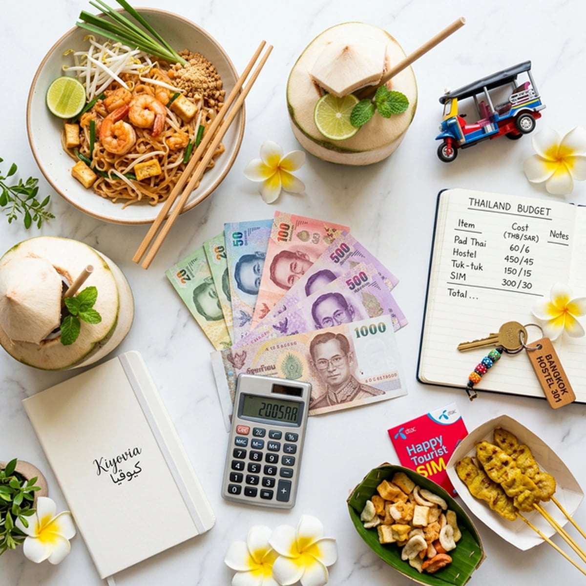 Biaya perjalanan ke Thailand 2026: anggaran riil dalam tiga tingkat